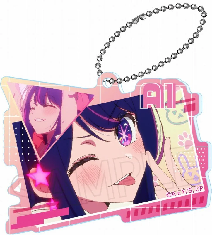 (1BOX=6)(Goods - Key Chain) Oshi no Ko Collage Acrylic Key Chain - Image 4