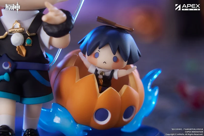 (Figure) Genshin Impact You Ye Qi Xiang Series Chibi Chara Figure Wanderer {Bonus: Art Board} - Image 10