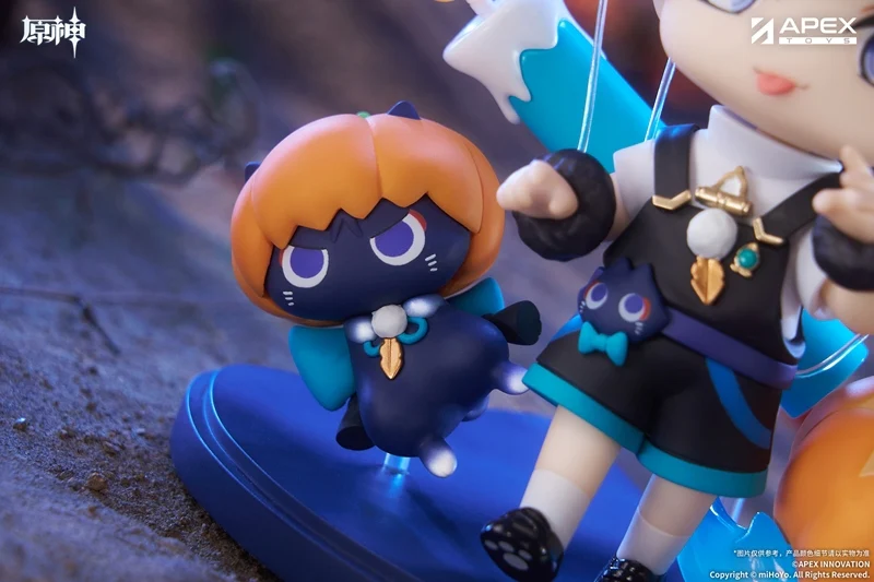 (Figure) Genshin Impact You Ye Qi Xiang Series Chibi Chara Figure Wanderer {Bonus: Art Board} - Image 9