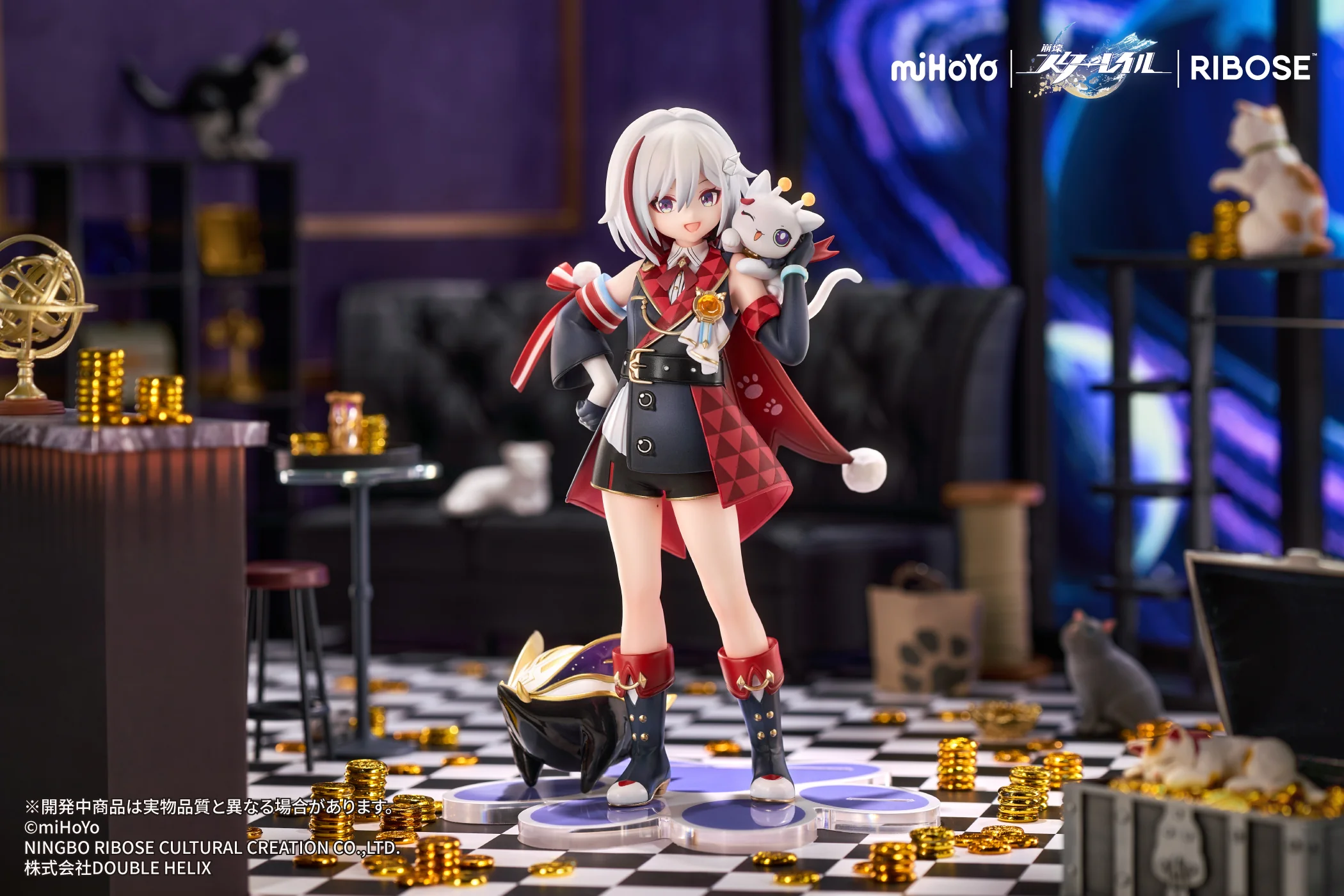 (Figure) Honkai: Star Rail - RIBOSE RISE UP+ Little Cat Series Topaz & Numby Ver. Figure - Image 15