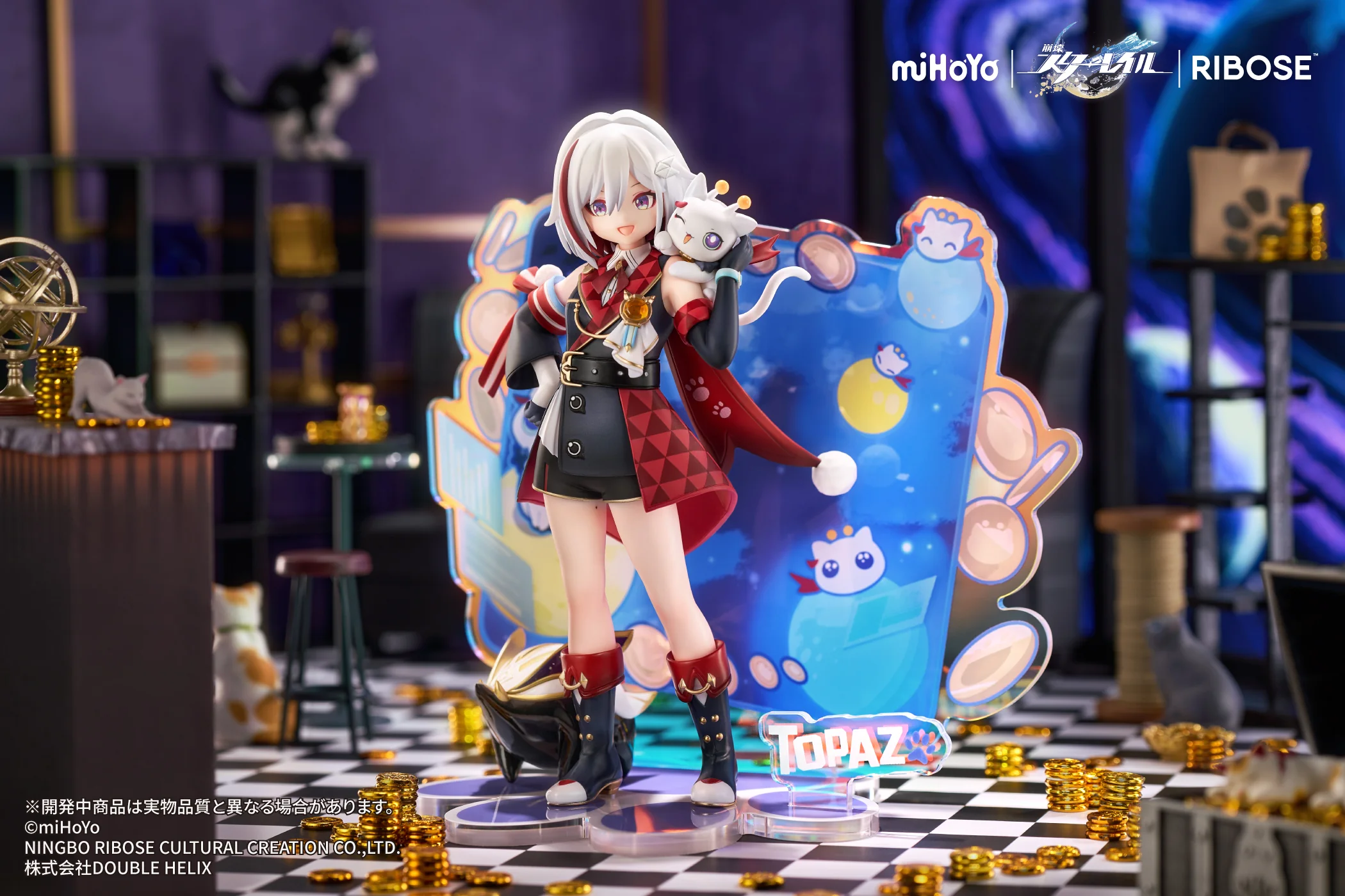 (Figure) Honkai: Star Rail - RIBOSE RISE UP+ Little Cat Series Topaz & Numby Ver. Figure - Image 17